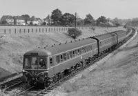 Class 122 DMU at Whitlocks End