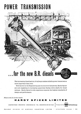 Advert with Met-Camm DMU and Deltic