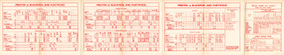 September 1962 Preston Blackpool and Fleetwood timetable inside