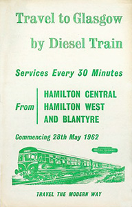 Lanarkshire May 1962 timetable