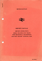 DMU drivers manual 33056-2 issue 1 cover
