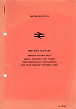 DMU drivers manual 33056-2 issue 1 cover