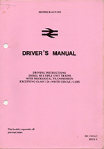DMU drivers manual 33056-2 issue 4 cover