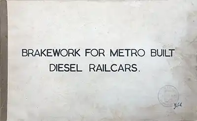 Cover of brakework parts catalogue