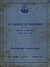 cover of A.C. Generator Equipment