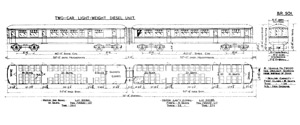 West Riding Derby Lightweight DMU Formation Diagram