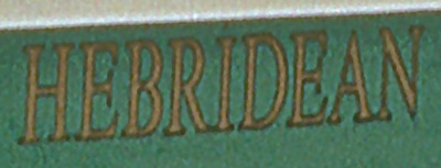 Hebridean lettering