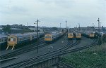 DMUs stabled at Haymarket depot