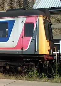 NSE Class 117 DMU with curved lining