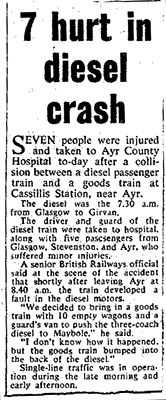 Cassillis Newspaper Cutting