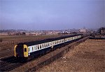 Mixed livery Swindon Inter-City DMU