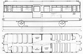 Diagram of AC Cars railbus