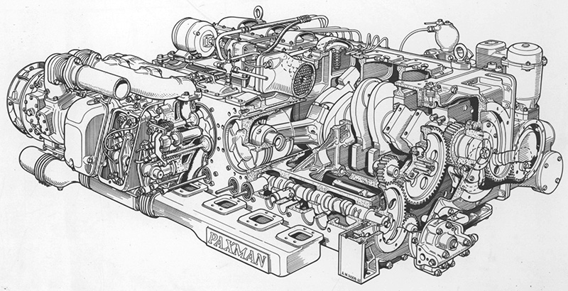 Engine with generator