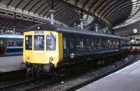 Class 100 DMU at Newcastle