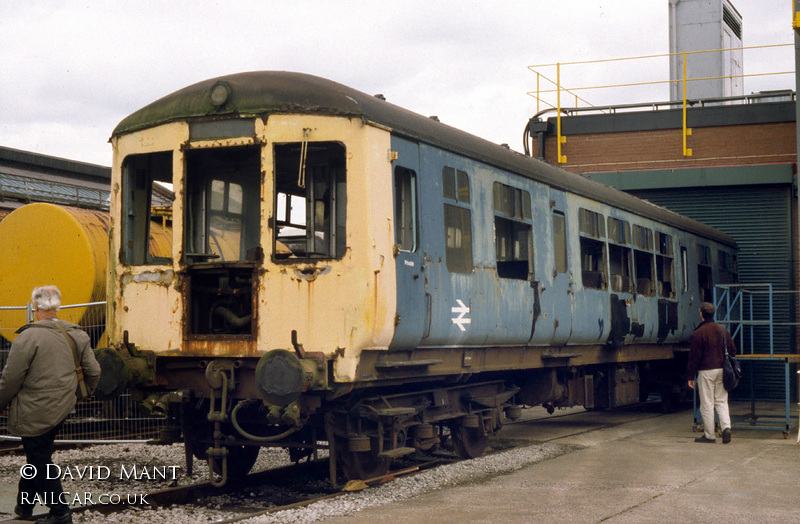 Class 100 DMU at Crewe Works