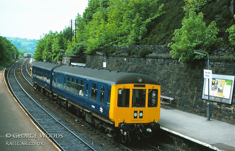 Class 100 DMU at New Mills Central