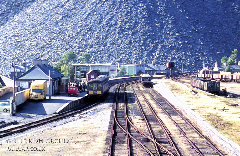 Class 100 DMU at Blaenau Ffestiniog