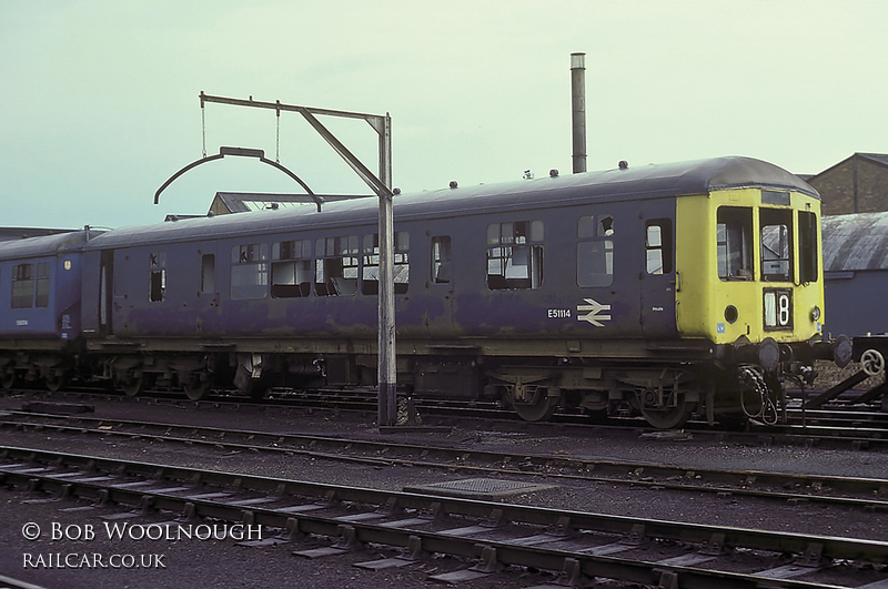 Class 100 DMU at Norwich MPD