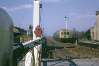 Class 101 DMU at Cherry Hinton Crossing