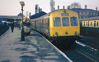 Class 101 DMU at Peterborough