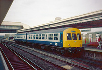 Class 101 DMU at Clapham Junction