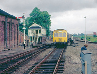 Class 101 DMU at Welshpool