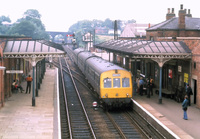 Class 101 DMU at Melton Mowbray