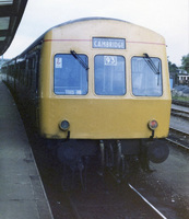 Class 101 DMU at Peterborough