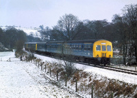 Class 101 DMU at Threlkeld