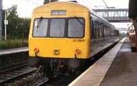 Class 101 DMU at Hazel Grove