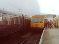 Class 101 DMU at Runcorn