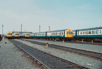 Class 101 DMU at Haymarket depot