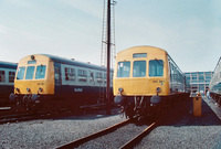 Class 101 DMU at Haymarket depot