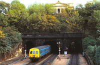 Class 101 DMU at Princes Street Gardens