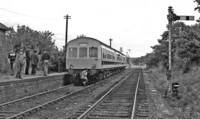 Class 101 DMU at Plains station