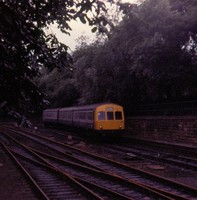 Class 101 DMU at Princes St Gardens, Edinburgh