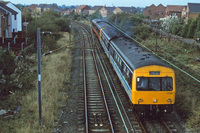 Class 101 DMU at Lostock Hall