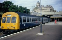 Class 101 DMU at Edinburgh Waverley