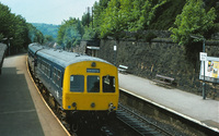 Class 101 DMU at New Mills Central