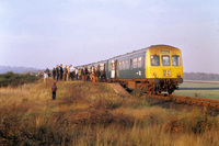 Class 101 DMU at Wellbeck Colliery