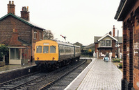 Class 101 DMU at Wainfleet