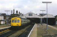 Class 101 DMU at Lowestoft