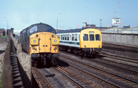 Class 101 DMU at Thornaby