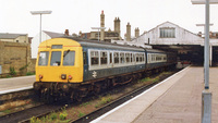 Class 101 DMU at Lowestoft