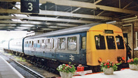 Class 101 DMU at Lowestoft