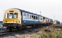 Class 101 DMU at Thornaby depot