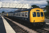 Class 101 DMU at Llandrindod Wells