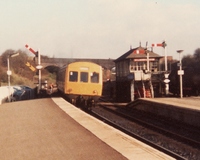 Class 101 DMU at Wellingborough