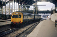 Class 101 parcel DMU in London Liverpool Street station