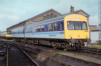 Class 101 DMU at Chester depot